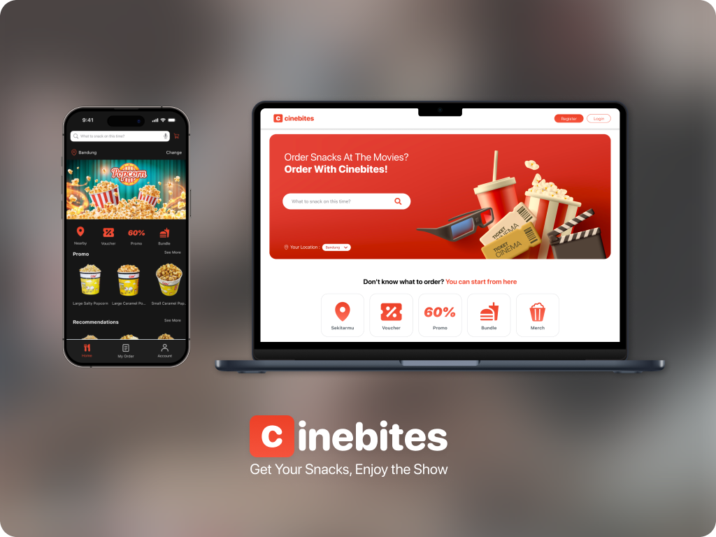 Cinebites app screenshot