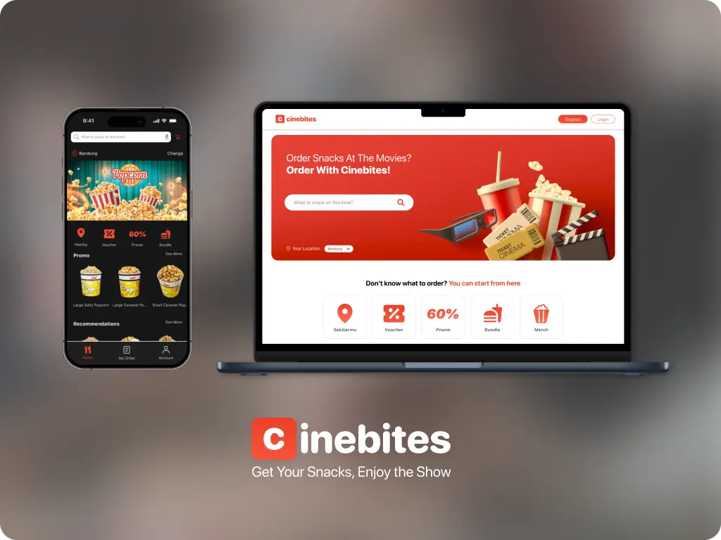 Cinebites app screenshot